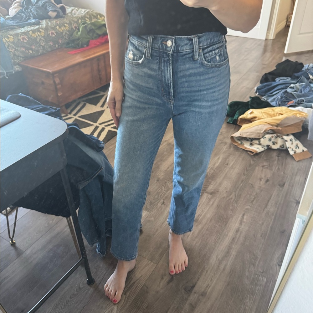 Old Navy Women's Light Blue Ankle Jeans